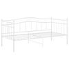 vidaXL Sofa Bed Frame without Mattress White Metal 90x200 cm