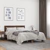 vidaXL Bed Frame without Mattress Brown Oak 140x200 cm