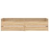 vidaXL Bed Frame with Drawers without Mattress Sonoma Oak 100x200 cm