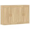 vidaXL Wall Mounted Cabinets 2 pcs Sonoma Oak Engineered Wood
