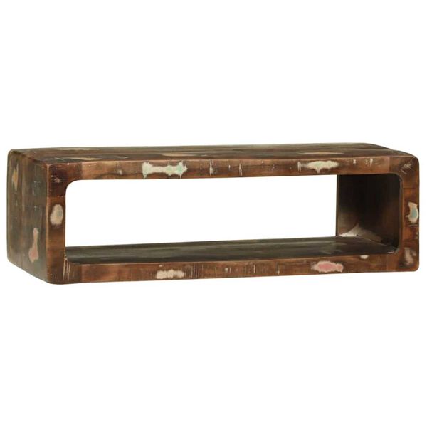 vidaXL TV Cabinet Multicolour 80 x 30 x 25 cm Solid Reclaim wood