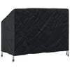 vidaXL Garden Bench Cover Black 134 x 70 x 65 / 94 cm 210D Oxford Fbric