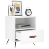 vidaXL Bedside Cabinets 2 pcs White 40x35x47.5 cm Engineered Wood