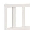 vidaXL Extra Long Bed Frame without Mattress White 160x210 cm Solid Wood Pine
