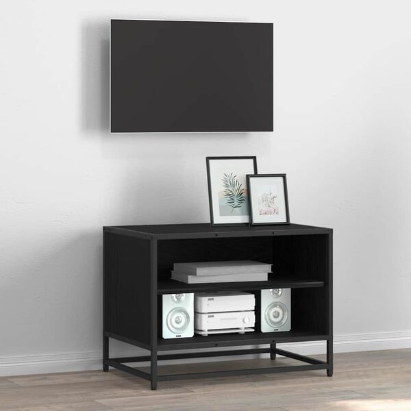 vidaXL TV Units Black Oak 61 x 40 x 46 cm Engineered wood