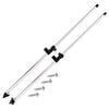 vidaXL Bimini Top Support Poles 2 pcs Aluminium