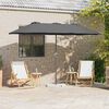 vidaXL Garden Parasol Anthracite 370 x 197 x 239 cm