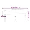 vidaXL Headboard 200 cm Solid Wood Pine