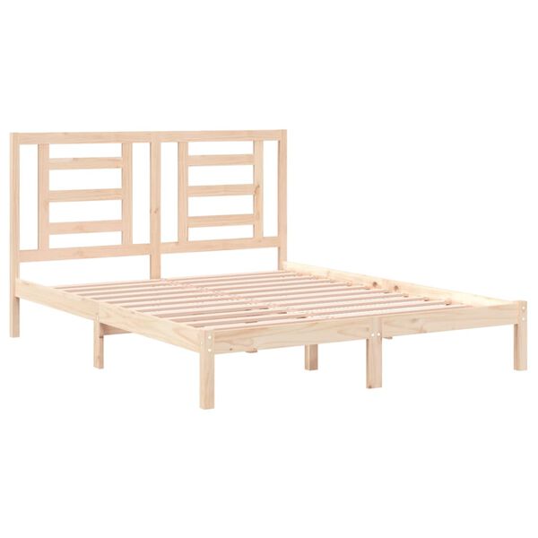 vidaXL Bed Frame without Mattress 160x200 cm Solid Wood Pine