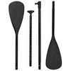 vidaXL 2 in 1 Kayak & SUP Paddle 203 x 19.5 cm Black