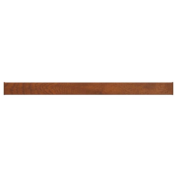 vidaXL Window Sill Brown Wood 120 x 10 x 4.5 cm PVC