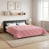 vidaXL Full Year Duvet Pink 200 x 240 cm Microfiber and Teddy fleece