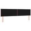 vidaXL Headboard Height Adjustable with Headboard Pink 200 cm Velvet