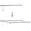 vidaXL Retractable Awning Manual Beige 400 x 300 cm Fabric