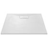 vidaXL Shower Base Tray SMC White 100x80 cm