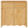 vidaXL Sideboard Drammen Oak 79 x 43 x 75.5 cm Solid Pine wood
