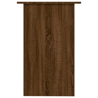 vidaXL Desk Brown Oak 90x50x74 cm Engineered Wood