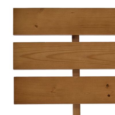 vidaXL Bed Frame Honey Brown Solid Pine Wood 180x200 cm Super King