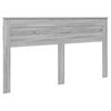 vidaXL Bed Frame with Drawer Grey Sonoma 200 x 200 cm Engineered Wood