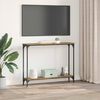 vidaXL Console Table Old Wood 100 x 22.5 x 75 cm Engineered Wood