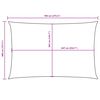 vidaXL Sunshade Sail Oxford Fabric Rectangular 4x7 m Taupe