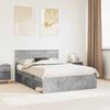 vidaXL Bed Frame with Headboard Concerte 140 x 200 cm Solid Pine Wood