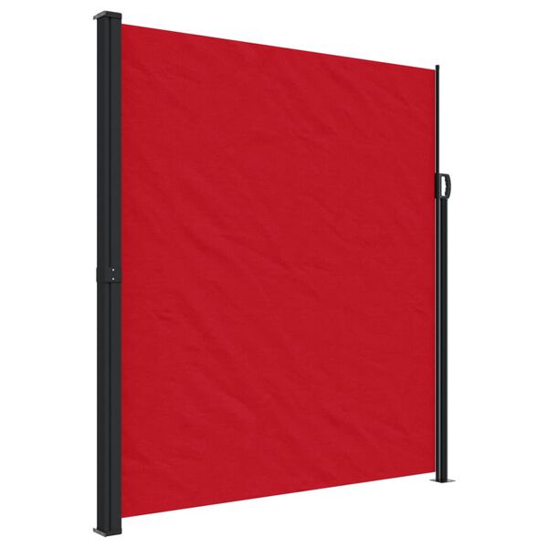 vidaXL Retractable Side Awning Red 220x500 cm