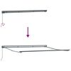 vidaXL Retractable Awning Multicolour 400 x 300 cm Polyester and Metal