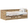 vidaXL Daybed with Drawer Artisan Oak 100 x 200 cm Engineered Wood