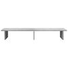 vidaXL Monitor Stand Concrete Grey 100x27x15 cm Engineered Wood