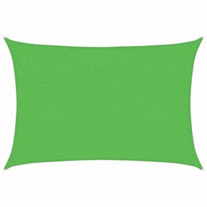 vidaXL Sunshade Sail 160 g/m&sup2; Light Green 2x3 m HDPE