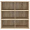 vidaXL Shoe Cabinets 2 pcs Sonoma Oak 52.5x30x50 cm