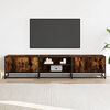 vidaXL TV Cabinet Smoked Oak 180x35x41 cm Engineered Wood