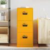 vidaXL File Cabinet with Drawer Mustard Yellow 44 x 50 x 106.5 cm
