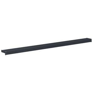 vidaXL Window Sill Anthracite with wood grain 140 x 15 x 4.5 cm PVC