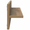 vidaXL Wall Shelf 2 pcs Artisan Oak 80 x 11.5 x 18 cm Engineered Wood