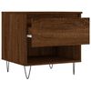 vidaXL Coffee Table Brown Oak 50x46x50 cm Engineered Wood