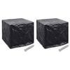 vidaXL Water Tank | Set of 2 | Black | Polyethylene | Medium | UV-resistant