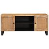 vidaXL TV Cabinet with Shelf Brown 105 x 33 x 46 cm Solid Mango Wood