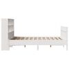 vidaXL Bed Frame without Mattress White 120x200 cm Solid Wood Pine