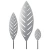 vidaXL Garden Stake 3 pcs 116.5 x 35 x 3 cm Galvanised Steel Silver