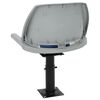 vidaXL Boat Seat with Pedestal Height Adjustable 360&deg; Rotatable