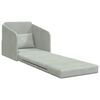 vidaXL Sofa Bed Light Grey 65 x 80 x 83 cm Velvet
