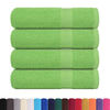 vidaXL Bath Towels "FROGN" 4 pcs Apple Green 100x150 cm 360 gsm
