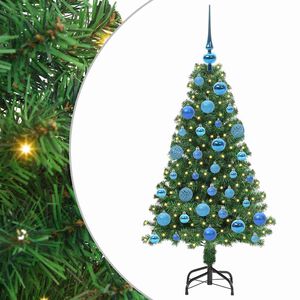 vidaXL Artificial Christmas Tree with 150 LEDs with Stand Green 120 cm
