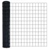 vidaXL Euro Fence Grey 1.2 x 10 m PVC-coated iron