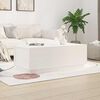 vidaXL Coffee Table White 100x50x35 cm Solid Wood Pine