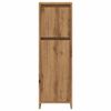 vidaXL Bathroom Cabinet Artisan Oak 30x30x95 cm Engineered Wood