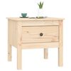 vidaXL Side Table 50x50x49 cm Solid Wood Pine