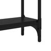 vidaXL Console Table Black Oak 100 x 22.5 x 75 cm Engineered Wood